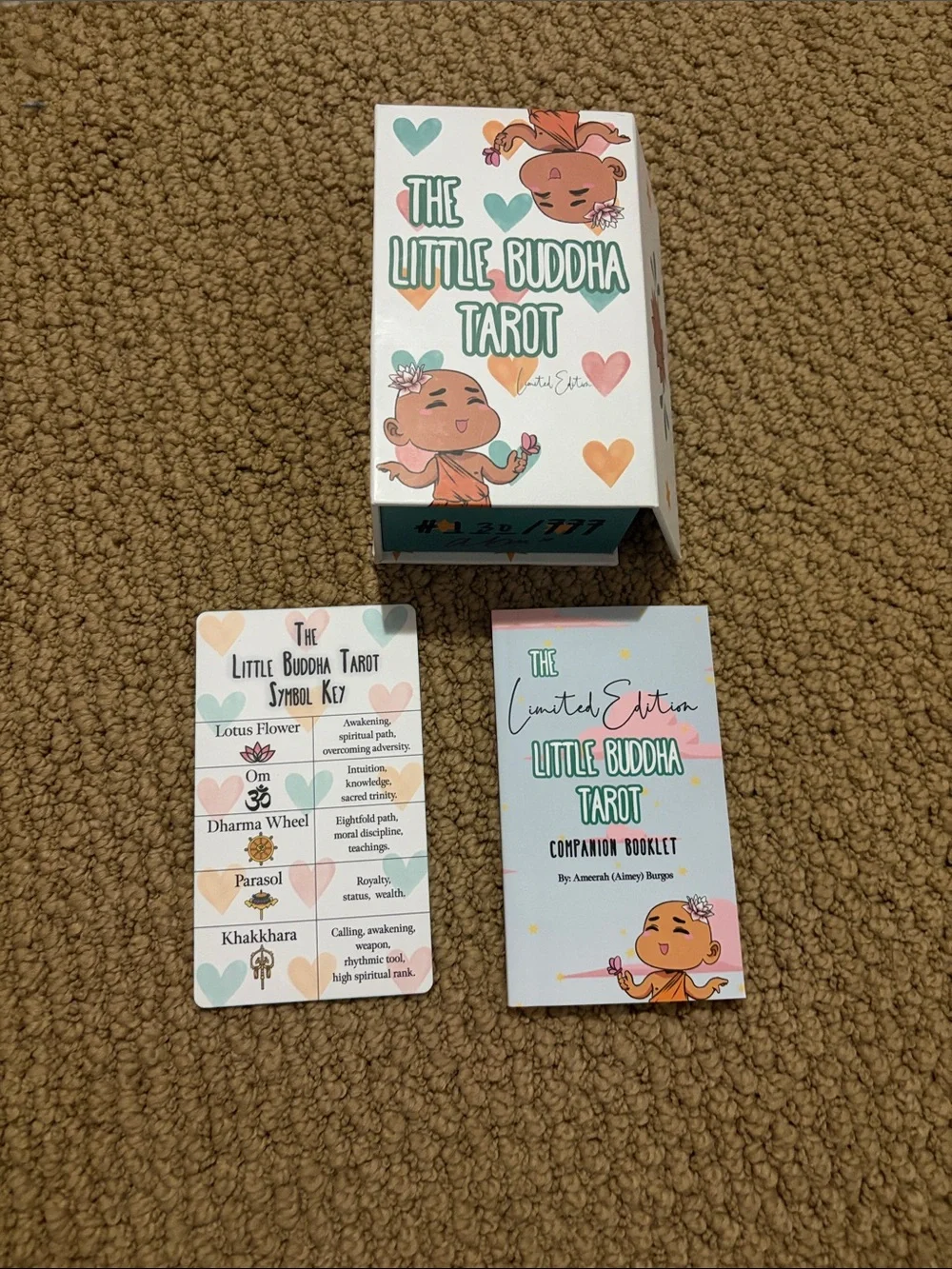 The Little Buddha Tarot - White & Pastel Deck (Limited Edition)